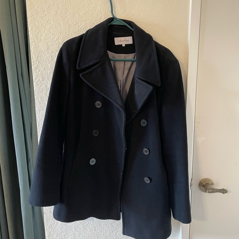 Calvin Klein 2000s peacoat
